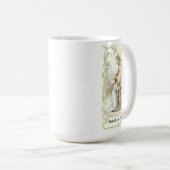 聖母マリアの賛美されたマグ コーヒーマグカップ (正面右)