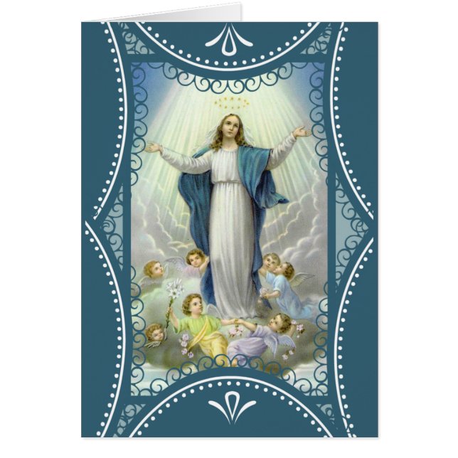 聖母マリアの賛美された天使の仮定 (正面)