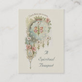 聖母マリアの霊的花束の祈りの言葉の神聖なカード 名刺 (正面)