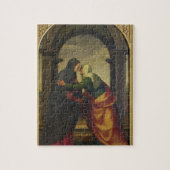 聖母マリアへのSt.エリザベスの訪問 ジグソーパズル (縦)