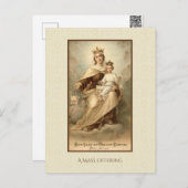 聖母マリアイエス・キリストのカトリック教の多くの提供 ポストカード (正面/裏面)