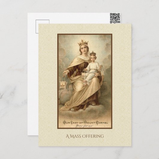 聖母マリアイエス・キリストのカトリック教の多くの提供 ポストカード (正面/裏面)