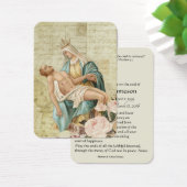 聖母マリアカトリック教の葬儀の記念の神聖なカード- (デスク)