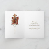 聖母マリア宗教グアダルペカトリック カード (内部)