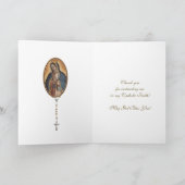 聖母マリア宗教CCD教師司祭尼僧 カード (内部)