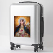 聖母マリア無垢ハート，聖マリア，カトリック シール (スーツケース)