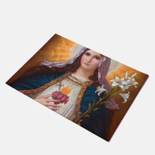 聖母マリア無垢ハート,聖マリア,カトリック ドアマット (アングル)