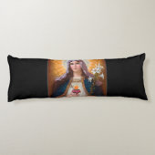 聖母マリア無垢ハート,聖マリア,カトリック ボディピロー (裏面)