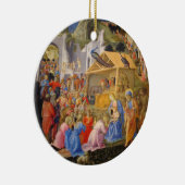 聖母マリア直感3王のベビーイエス・キリストヨセフ セラミックオーナメント (右)