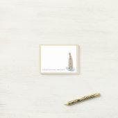 聖母マリア賛美されたファティマの宗教ヴィンテージ ポストイット (デスク上)