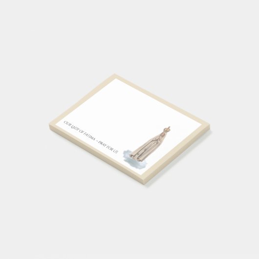 聖母マリア賛美されたファティマの宗教ヴィンテージ ポストイット (アングル)