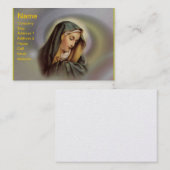 聖母マリア2の名刺 名刺 (正面/裏面)