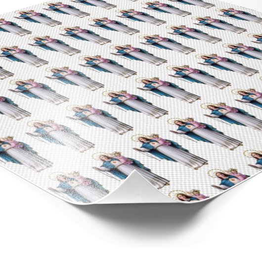 聖母マリア,イエスの母,神の母,聖,マリア,カ フォトプリント (角)