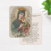 聖母マリア　イエス　葬儀　追悼　聖なるカード (デスク)