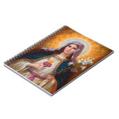 聖母マリア・イマクレート・ハート、カトリック信仰 ノートブック (左側)