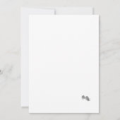 聖母マリア カトリック 結婚式 招待状 (裏面)