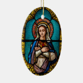 聖母マリア セラミックオーナメント (右)