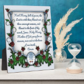 聖母マリア フォトプラーク (側面)