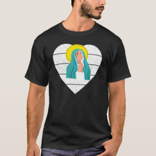 聖母マリア 聖なるロザリオ 献身的なカトリック教徒 1 Tシャツ