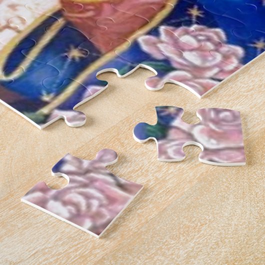 聖母マリア- Ofグアダルペ私達の女性 ジグソーパズル (側面)