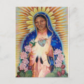 聖母マリア- Ofグアダルペ私達の女性 ポストカード (正面)