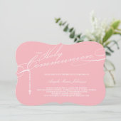 聖母モダン第1聖体写真宗教 招待状 (スタンド正面)