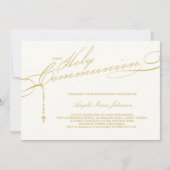 聖母モダン第1聖体写真宗教 招待状 (正面)