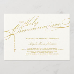 聖母モダン第1聖体写真宗教 招待状