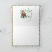 聖母ユーカリの宗教的な無垢ハート サンキューカード (内部)