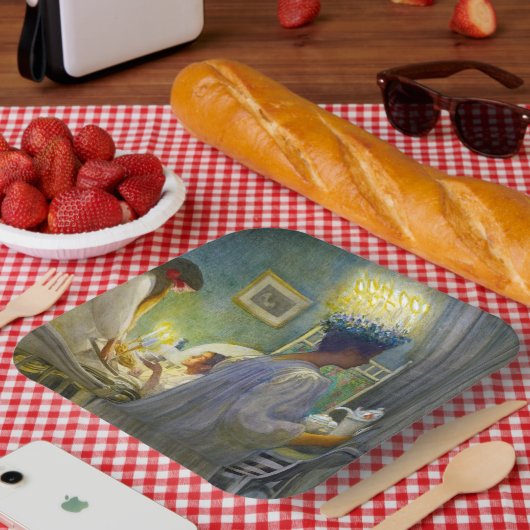 聖母ルーシーのクリスマスの朝 ペーパープレート (ピクニック)