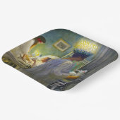 聖母ルーシーのクリスマスの朝 ペーパープレート (傾斜あり)