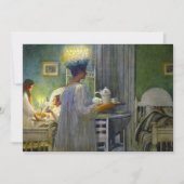 聖母ルーシーのクリスマスの朝 招待状 (正面)