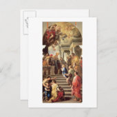『聖母子が神殿に奉献される』（せいぼしがしんでんにほうけんされる、伊: Presentazione  ポストカード (正面/裏面)