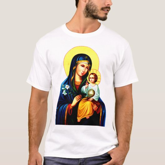 聖母子イコン2 Tシャツ (正面)