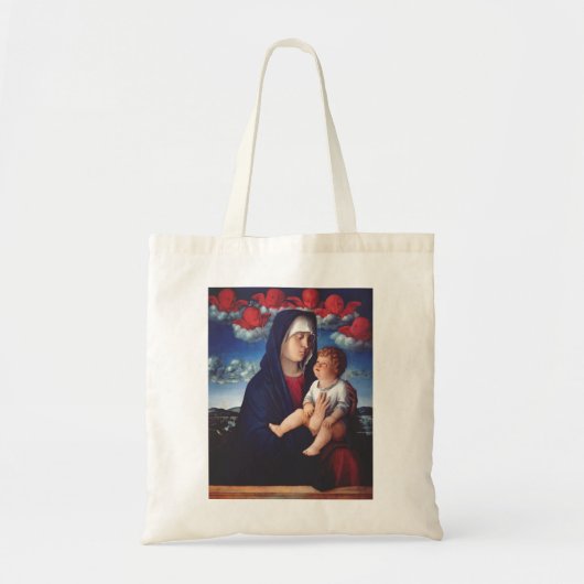 聖母子クラシック宗教芸術 トートバッグ (正面)