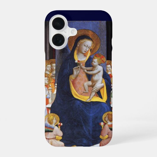 聖母子、天使、聖人 iPhone 16ケース (裏面)