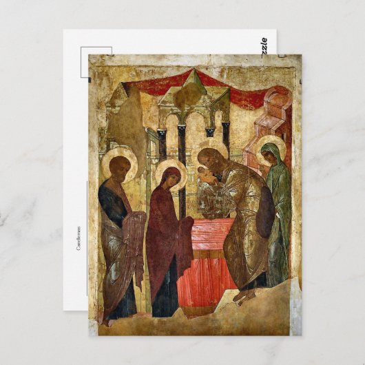 聖母教会の聖母教会のアイコン ポストカード (正面/裏面)