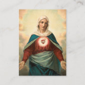 聖母無原罪の聖心 追悼祈祷カード プレイスカード (裏面)