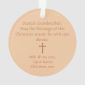 聖母 オーナメント (裏面)