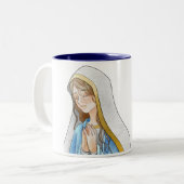 聖母 ツートーンマグカップ (正面左)