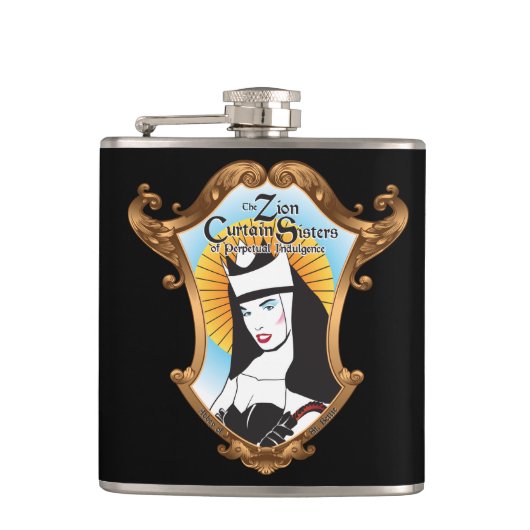 聖水のための完全なフラスコ フラスク (正面)