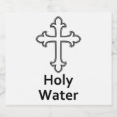聖水十字架 リキュールボトルラベル (シングルラベル)