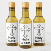 聖水十字架 ワインラベル (ボトル)