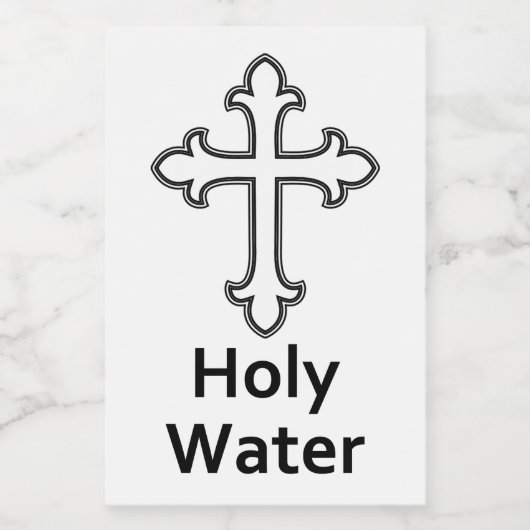 聖水十字架 ワインラベル (シングルラベル)