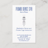 *~*聖水彩シャーマンアステカ原始 名刺 (裏面)