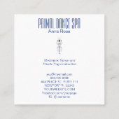 *~*聖水彩シャーマン原始部族アステカ族 スクエア名刺 (裏面)