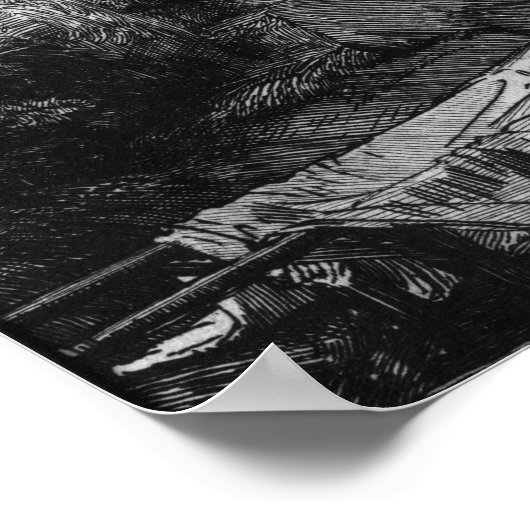 聖火とともに十字架から降下， 1654 ポスター (角)