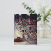 聖火レースN.C.ワイエスによるギリシャ五輪 ポストカード (スタンド正面)