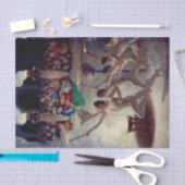 聖火レースN.C.ワイエスによるギリシャ五輪 薄葉紙 (クラフト)