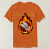 聖火幽霊 Tシャツ (デザイン正面)